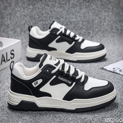 Spring Men's Sports Shoes Fashion Skateboarding Shoes Outdoor Breathable Leisure Running Shoes Men's Strap Platform Shoes
