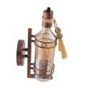 Wall Sconce Antique Wine Bottle Lamp (Without Bulb)|Vintage Style Wall Mount Light Fixture|Wall Light for Home (Pack of 1),Metal