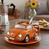 Elegant Resin Coffee Mug Smooth Interior Easy Hand Wash Stainless Steel Thermal Layer Office Home Essential