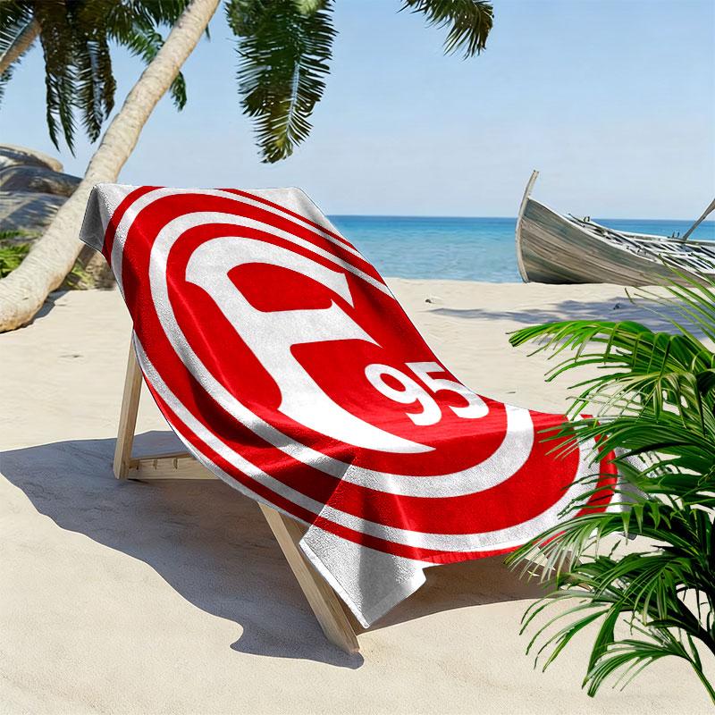 F95 logo Print Beach Towel, Large Soft Quick Dry Towel for Beach Camping Swimming