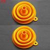JCD 1pcs Silicone Collapsible Foldable Funnel Household Kitchen Cooking Tools Portable Wine Mini Portable Oil Pot Funnel