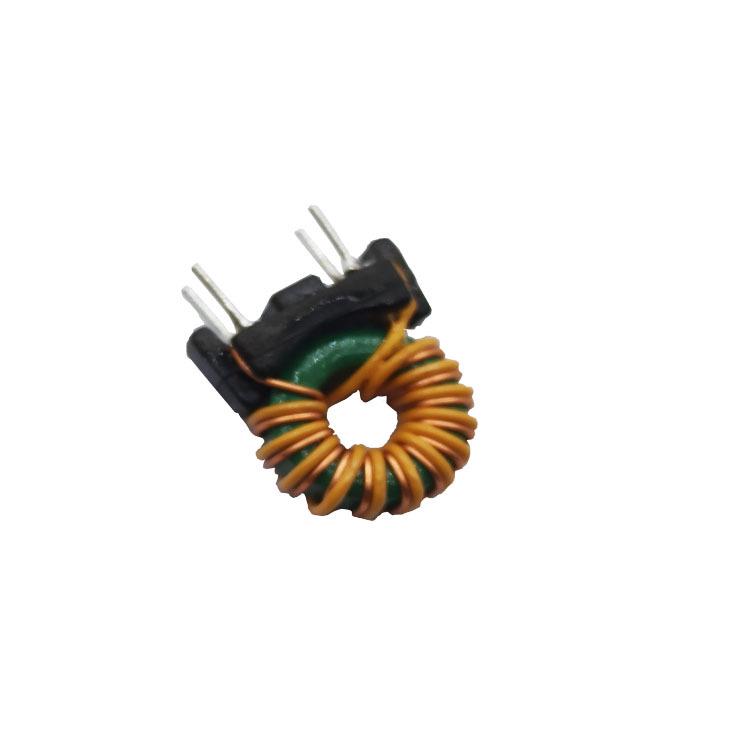 Ferrite Core Coil: T9x5x3 Common Mode Inductor, 0.4 Wire, Insulated Interleaved Winding, 12 Turns, 2A, 800uH.