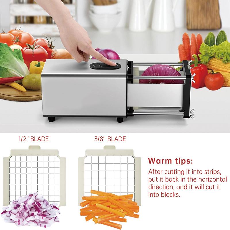 Multifunctional Electric French Fry and Vegetable Cutter for Home Kitchen