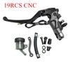 Lado Esquerdo CNC 19 RCS Cilindro Mestre de Freio de Motocicleta Embreagem a Cabo Bomba de Freio Radial 22mm Universal Para Honda Yamaha Kawasaki Suzuki