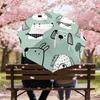 1PC Dog Pattern Umbrella-8-Rib Reinforced, Automatic Open, Lightweight & Durable, Cute Fashion Accessory for Outdoor-P91