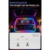 4M Car Trunk LED Strip Light RGB Rainbow Dynamic Chasing Light Universal Auto Trunk Decoration Exterior Interior LED Light 12V