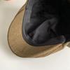 Oohmy-Women's Cotton and Linen Beret, Newsboy Cap, Vintage, Y2K, Breathable, Summer, Spring, Autumn Hat, Korean Style, Brand