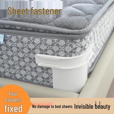 Multifunctional Non-Slip Bed Sheet Clips - Invisible Needle-Free Four-Corner Fixers