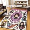 Name Custom Demon Slayer Kimetsu no Yaiba Carpet for Living Room Bedroom Home Decor Cinema Inspired Play Floor Mat -HE32