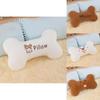 Cartoon Dog Bone Shaped Plush Pillow Gift For Kids And Teens