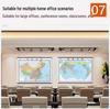 2025 China & World Map Wall Chart, 2x1.5m, Laminated & Waterproof for Offices