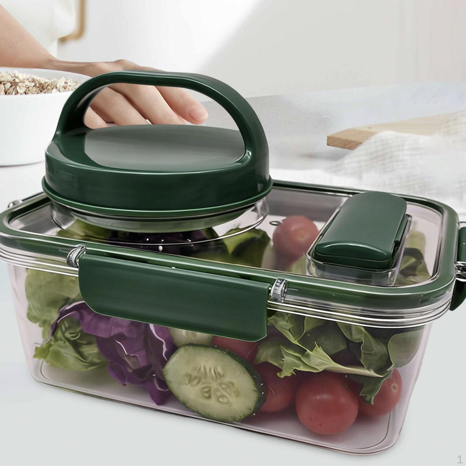

Salad Container Food Storage Reusable Multifunctional Lunch Box Bowl for Travel