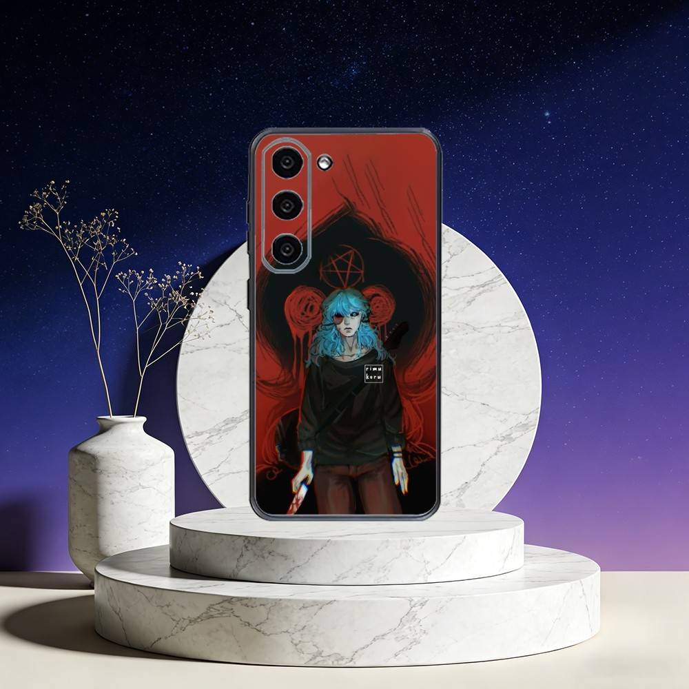 Game Sally Face Phone Case For Samsung Galaxy A73,A72,A71,A70,A53,A52,A51,Others Soft Black Cover