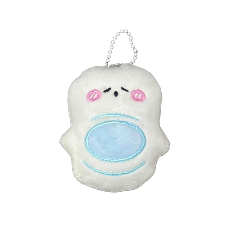Kawaii Creative Funny Plush Toilet Poop Toilet Paper Keychain Cute Cartoon Keychain  Backpack Decoration Accessories