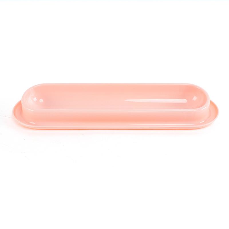 

Pet Long Feeding Bowl Leakproof Cat Dog Food Feeder Pet Supplies For Multiple Kitten Puppy
