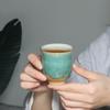 120ml Kiln Change Ceramic Tea Cup Relief Vintage Kung Fu Tea Set