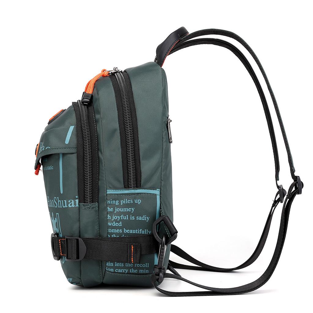 Mochila impermeable para hombre Bolsa de pecho al aire libre Bolsa de  hombro de moda multifunción comprar a buen precio — entrega gratuita,  reseñas reales con fotos — Joom