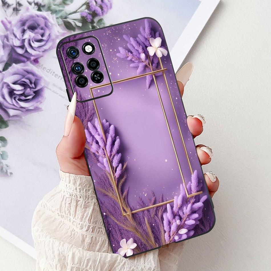 For Infinix Note 10 Pro Note10 Elegant Butterfly Cat Printed Phone Case For Infinix Note 10 10Pro NFC Black Silicone Soft Cases