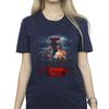 Netflix Womens/Ladies Stranger Things Pumpkin Upside Down Cotton Boyfriend T-Shirt