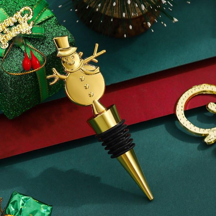 Tappo di sughero per vino con sigillo in lega di alluminio, ornamento natalizio, per bar casalingo e come regalo