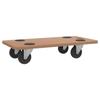 VidaXL Dollies On Wheels 6 Pcs Rectangular Engineered Wood, Moving Dolly, Platform with Wheels, 154886