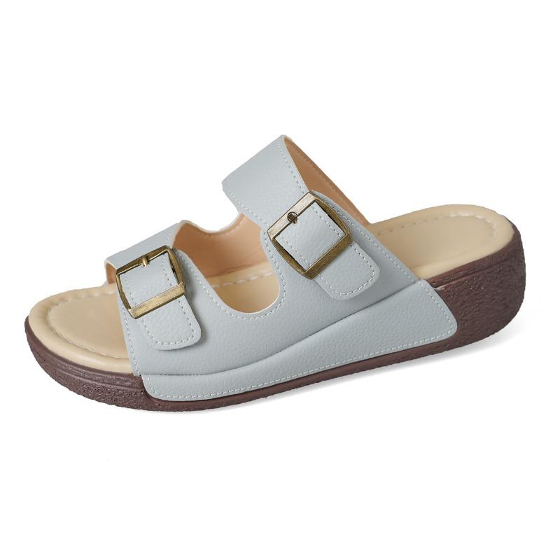 Women’s Roman Wedge Platform Slide Sandals Comfortable Summer Shoes