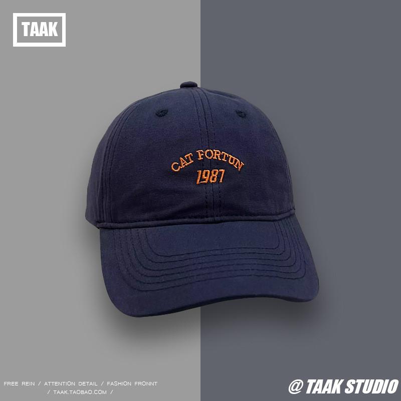 Stylish Navy Soft Top Baseball Cap For Women And Men Perfect For Fall And Winter