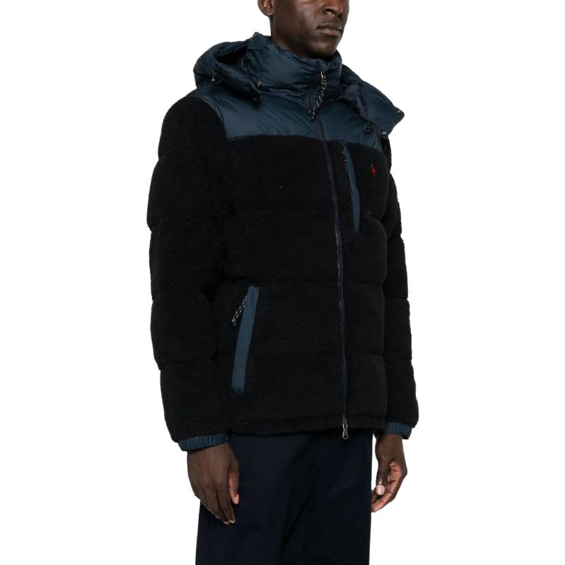 Polo Ralph Lauren Loose Fit Hooded Zip Long Sleeve Jacket Men jackets Blue 710907559-001