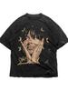 The Scientist Street Hip Hop TShirt Classic Big Face Print Crew Neck Short Sleeve Unisex Women Top Y2K Harajuku Street Cotton Tees