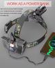 Super Bright LED Headlamp XHP90 Lamp Beads Waterproof Headlight Power Display Headtorch Suitable Exploration Hunting Fishing
