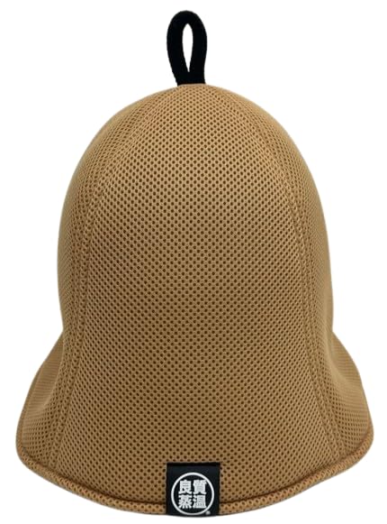 

Hard camel black double Next generation polyester mesh extra large Sauna original roomy stitching, lining, layer!! 3-layer material, size! hat, бежевий