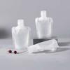 Transparent Stand Up Spout Pouch for Travel 30ml/50ml/100ml Leakproof Refillable Bag