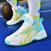 Men's Outdoor Sneakers Glow-in-the-dark Personality Fashion Versatile Boys Basketball Shoes Wear-resistant Anti-slip Shock-absorbing Student Running