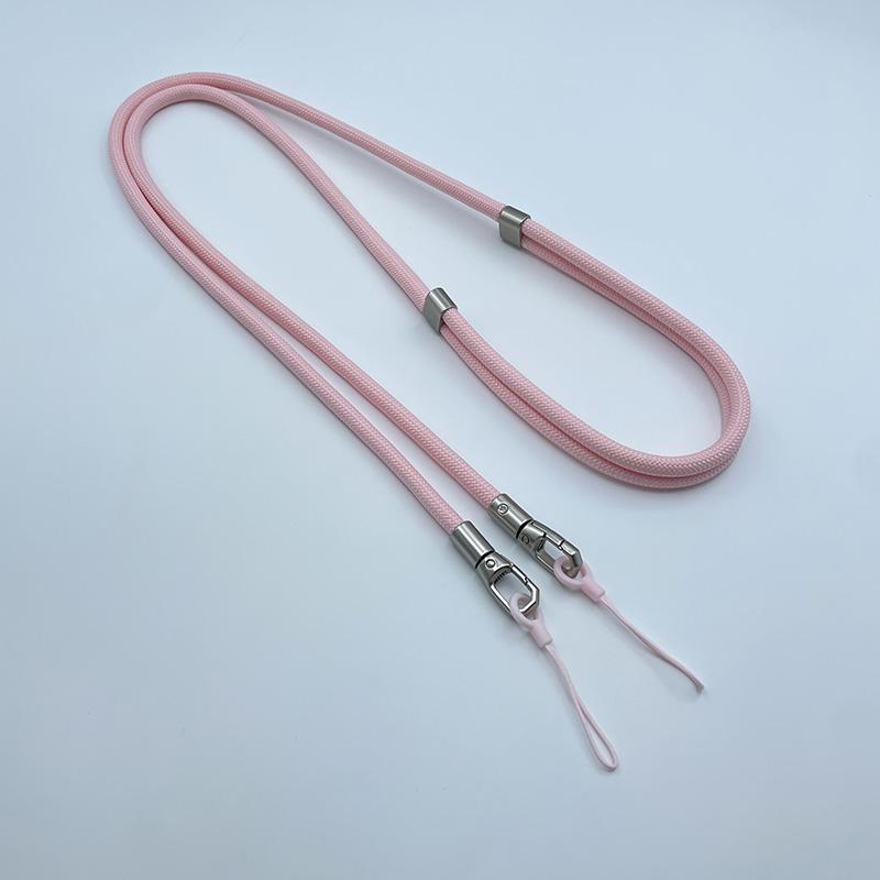 Length 160cm Phone Lanyard Adjustable Detachable Neck Cord Crossbody Strap Carabiner Pendant Card Key for iPhone 17 Pro Max 16