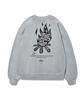 Peullukeu Camp Message Pigment Sweatshirt Gray Fmt758