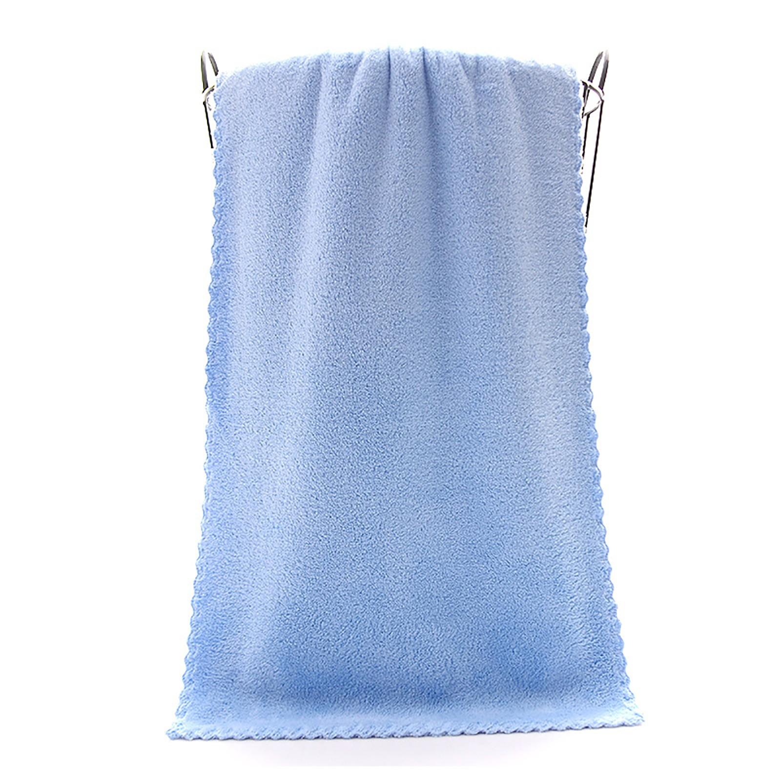 

75*35cm Microfiber Bath Towel Soft High Absorption and Quick-Drying Sports Beauty Salons and Hotels Multi-Functional Use One Size синий