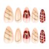 3D Wearable Short Almond Nail Art Tips