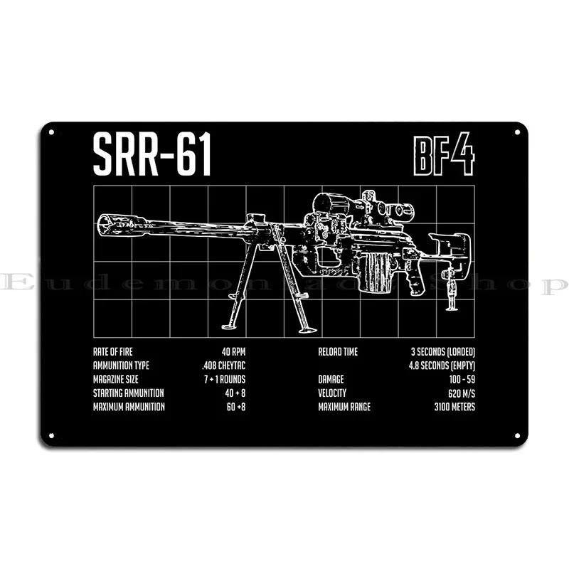 Bf Battlefield Srr Metal Sign Painting Wall Decor Customized Wall Decor Personalized Tin Sign Poster 20x30cm(7.8x11.8inch)