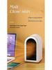 Compact Desktop Electric Heater for Bedroom - Portable Warm Air Heater