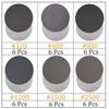 Aewio 125mm Waterproof Sandpaper #320 - #2500 Round Sandpaper for Sanding, 320, 600, 800, 1200, 1500, 2500, 6 Sheets Each (36-Piece Set, 6 Types, 6 Sh