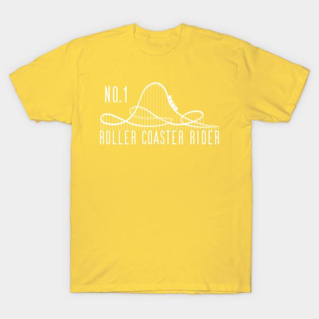 Unisex Fashion TShirt Number 1 Roller Coaster Rider Roller Coaster Print TShirt Plus Size S-5XL T-Shirt 100%Cotton Tops O Neck Short Sleeve Tees