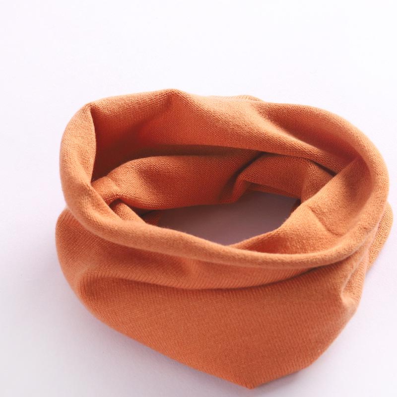 Unisex Spring & Autumn Knitted Neck Warmer Snood Pullover - Solid Color, Cold-Proof, Versatile