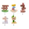 Multicolor Micro Road Signs Resin Mini Signpost Figurine Craft Miniature Road Board