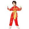 With Belt Kungfu Uniform Long Sleeves Tai Chi Uniform Fashion Wushu Costume  Kids Boys Girls