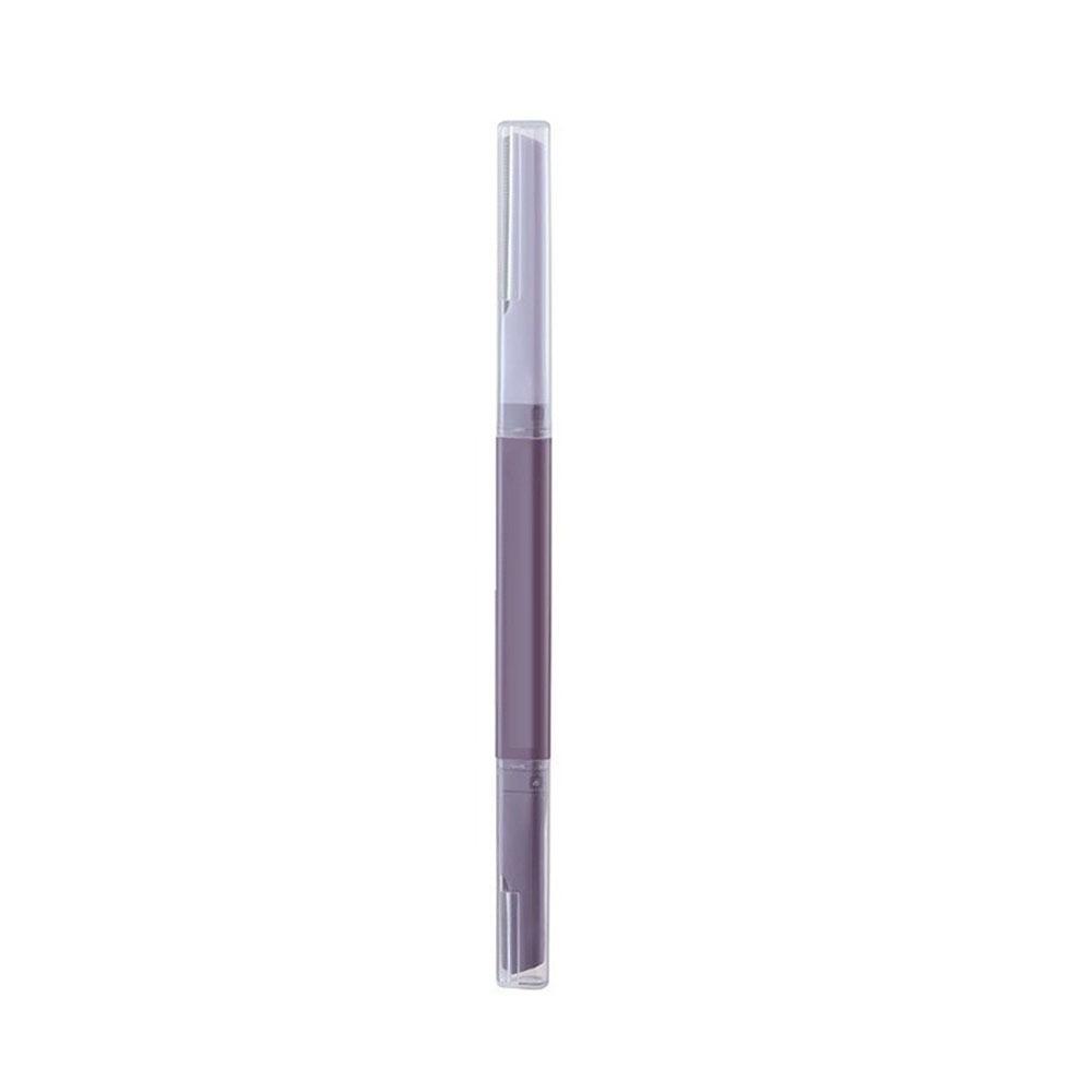 1/2Pcs Durable Double Headed Eyebrow Trimmer Micro-Focus with Protective Net Eyebrow Razor Facial Razor Makeup Tool Kit