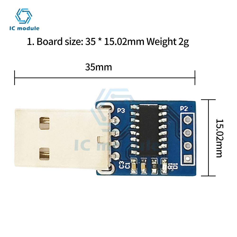 CH9329 Module UART/TTL Serial Port to USB HID Full Keyboard Mouse Driver-Free Game Development Box
