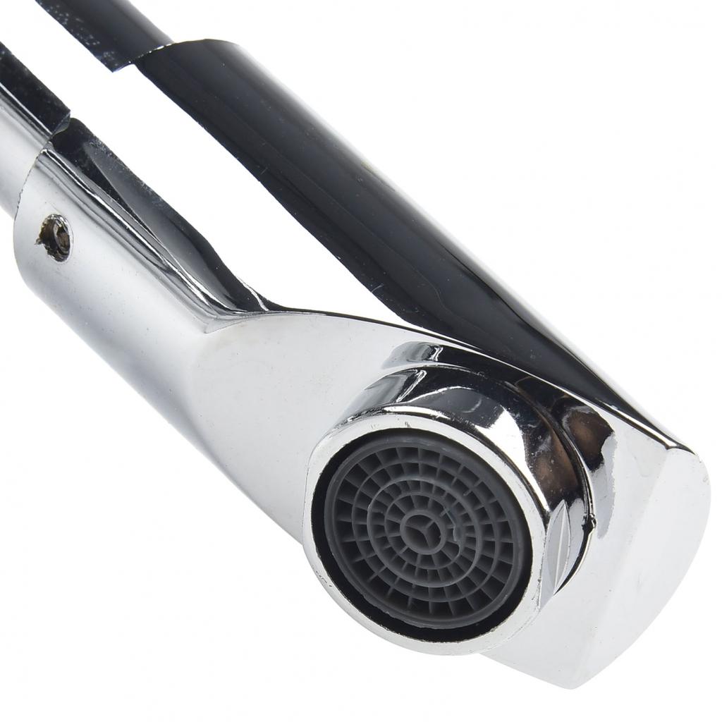 Bathroom Washbasin Faucet Double Hole 360° Rotating Sink Cold and Hot Water Tap