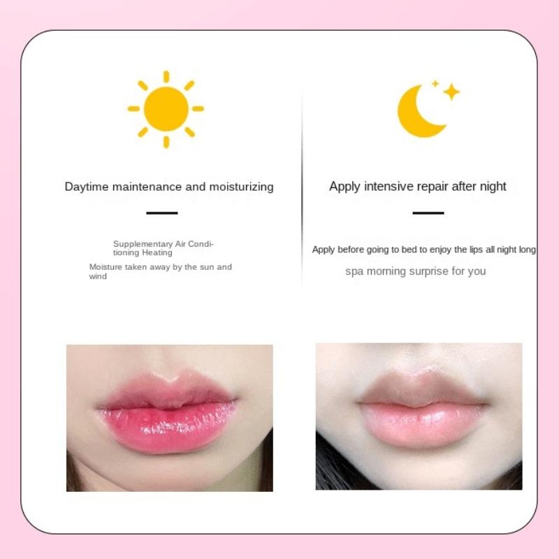 HENNES ORANGE~Flytende Lys Klar Vann Frys Sensation Lip Gloss Fuktighetsgivende Hydrating Lip Moisturizer Lightening Lip Lines Kvinnelig leppestift