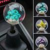 Testa Pomello Leva Cambio Auto Creativa Pomello Cambio Leva Bastone Fiore Trasparente di Cristallo Pomello Cambio Marce a Fiore Manuale 54mm Accessori Auto Decorazione