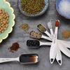 6Pcs Measuring Spoons Set Stainless Steel Teaspoon Coffee Sugar Scoop Powder Spice Seasoning Spoon Kitchen Baking Measuring Tool